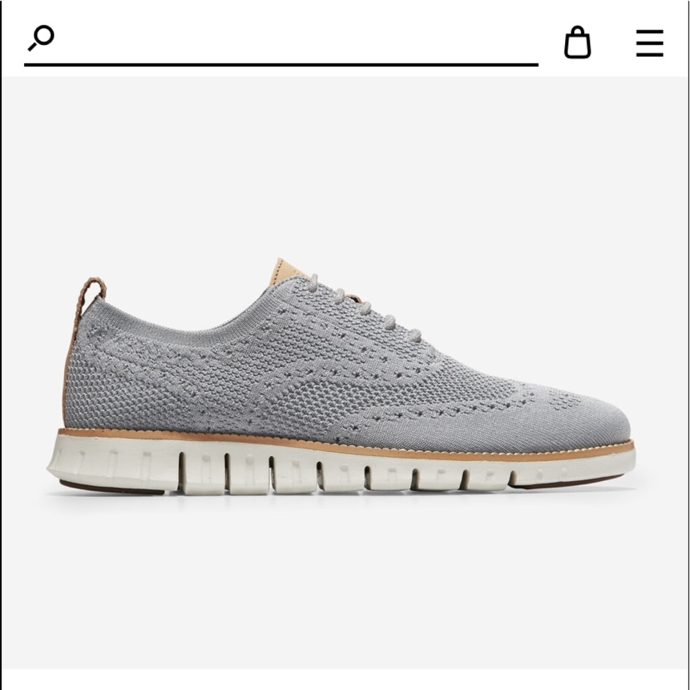 Cole Haan zero grand wing tip mesh.